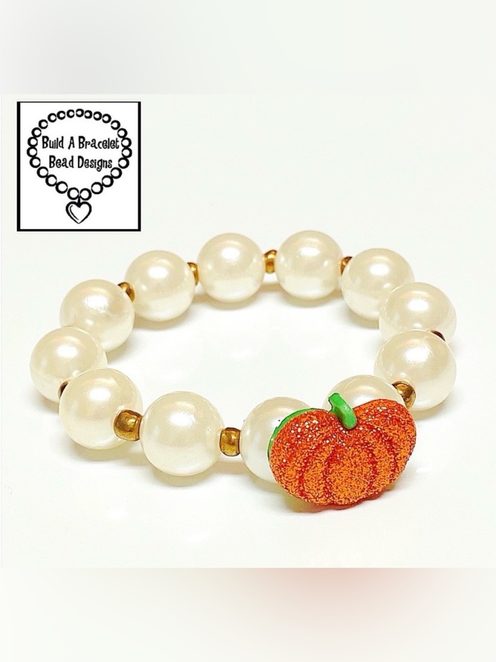 Handmade All Through Autumn Pumpkin Bracelet